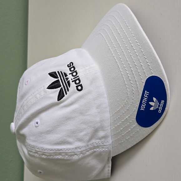 adidas Other - Adidas Originals Youth Relaxed White Hat